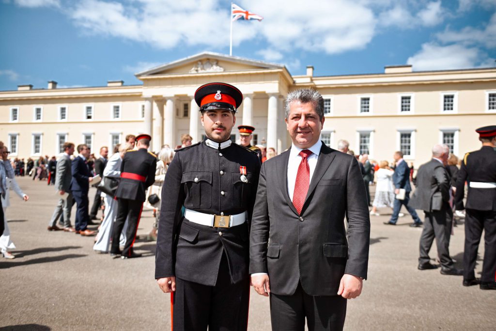 Areen Barzani and Masrour Barzani